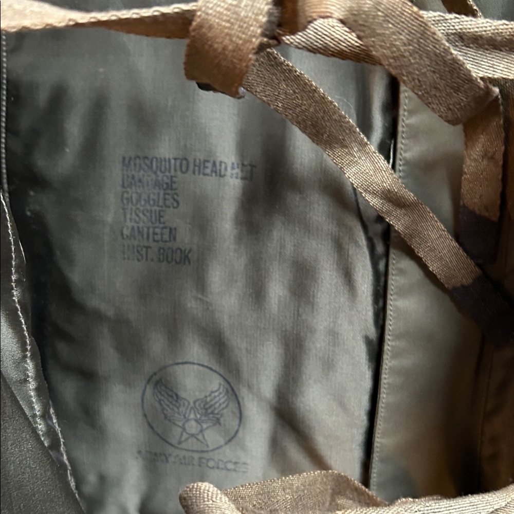 Men's US Air Force C1 Vest - Olive Green - Picture 9 of 9
